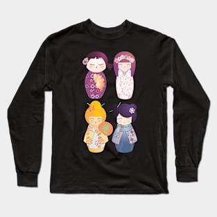 Kokeshis Four seasons Long Sleeve T-Shirt